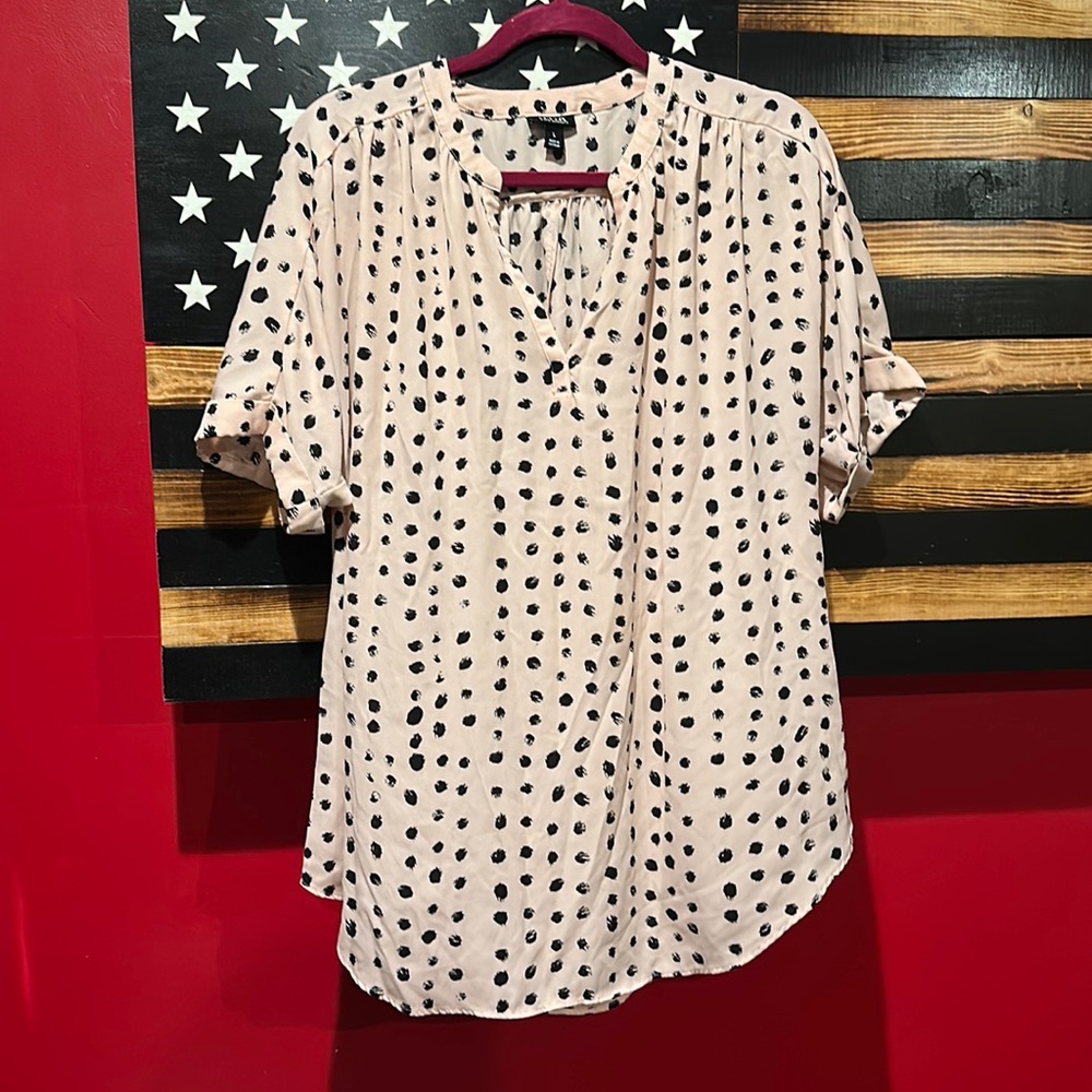 A.N.A POLKA DOT TOP